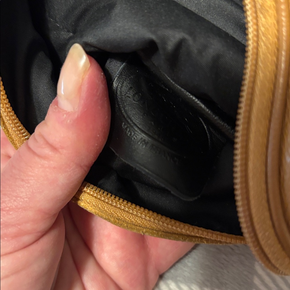 Longchamp Le Foulonné Belt Bag in caramel cowhide leather. - Picture 9 of 12